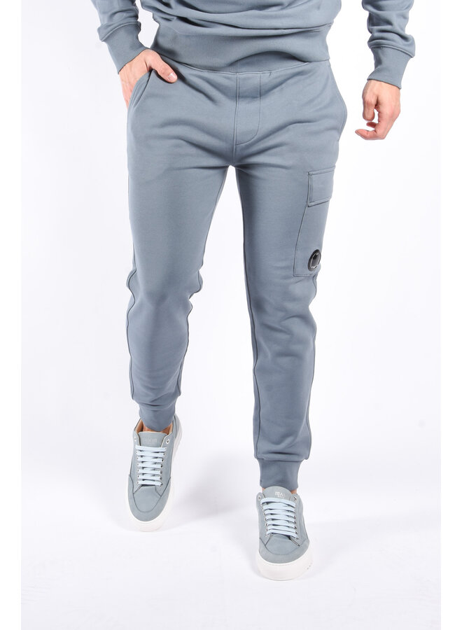 CP Company SS25 - Diagonal Raised Fleece Sweatpants - Stormy Weather