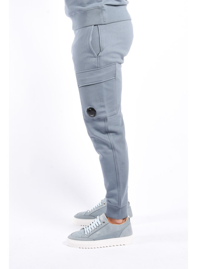 CP Company SS25 - Diagonal Raised Fleece Sweatpants - Stormy Weather