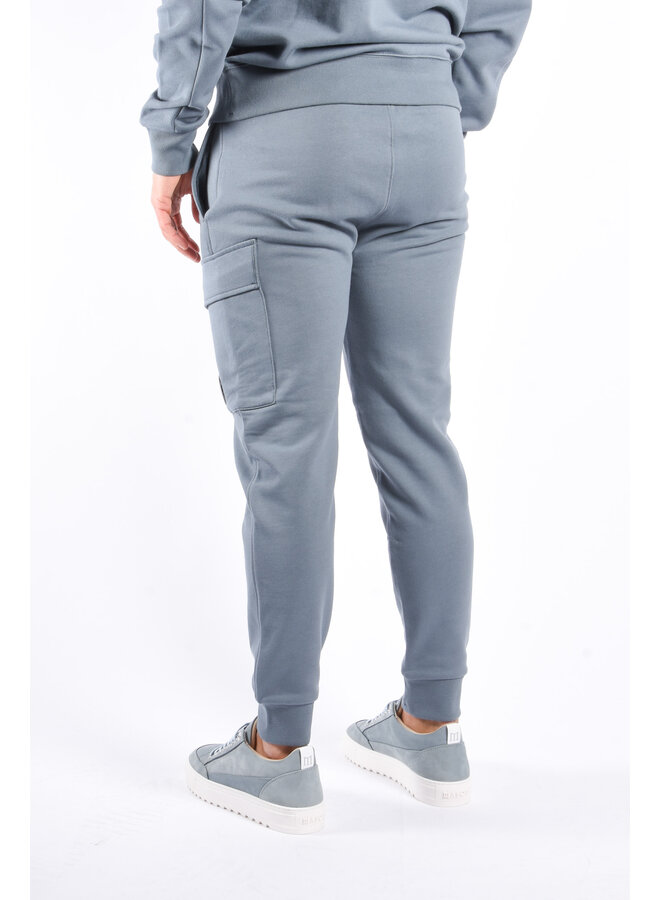 CP Company SS25 - Diagonal Raised Fleece Sweatpants - Stormy Weather