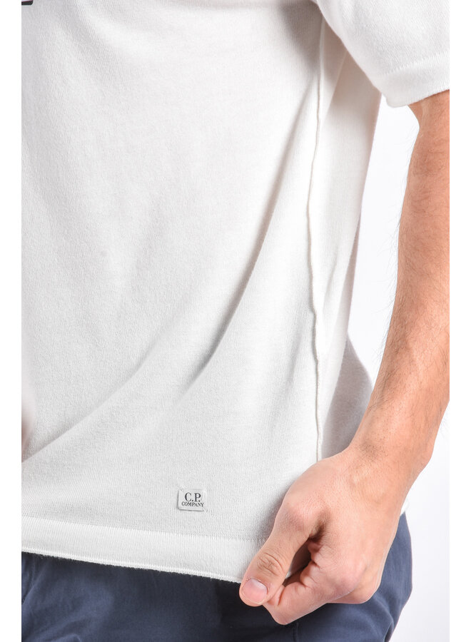 CP Company SS25 - Sea Island T-Shirt Knit - Gauze White