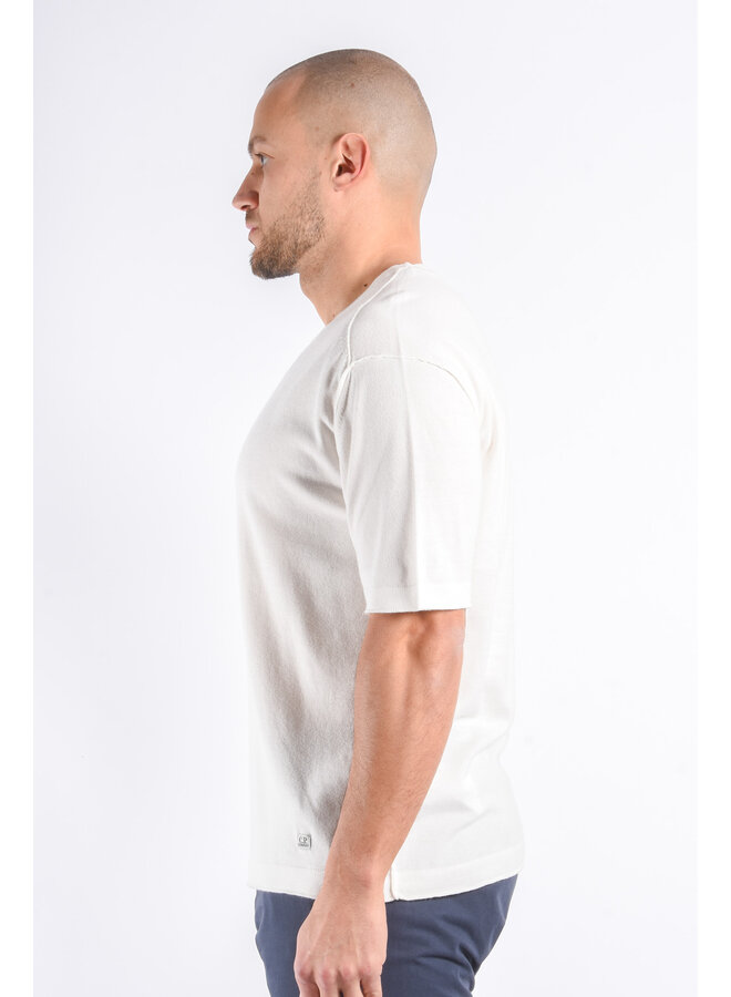 CP Company SS25 - Sea Island T-Shirt Knit - Gauze White