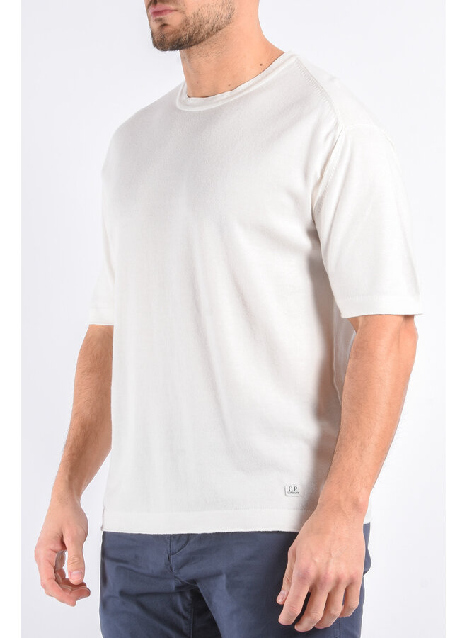 CP Company SS25 - Sea Island T-Shirt Knit - Gauze White