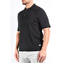CP Company SS25 - Sea Island Polo Knit - Black