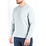 CP Company SS25 - Cotton Crepe Knit Sweater Patch Logo - Blue Fox