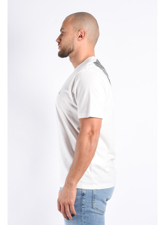 CP Company - T-Shirt 30/1 Goggle Print - Gauze White