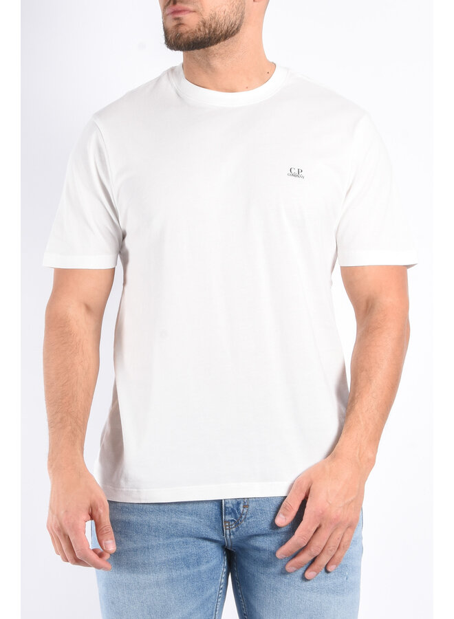 CP Company - T-Shirt 30/1 Goggle Print - Gauze White
