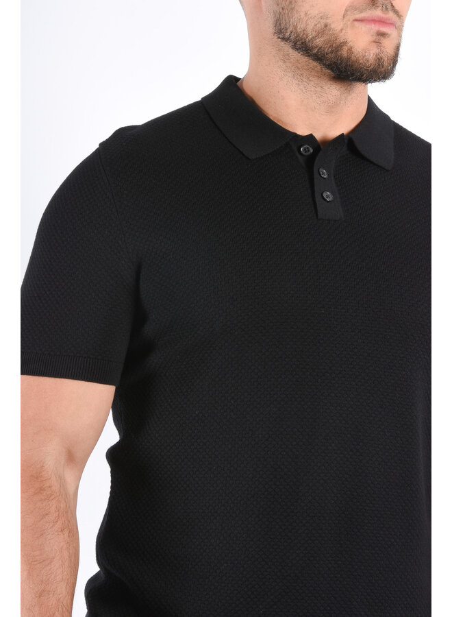 Drykorn SS25 - Polo Triton - Black