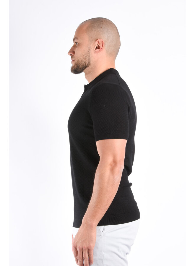 Drykorn SS25 - Polo Triton - Black