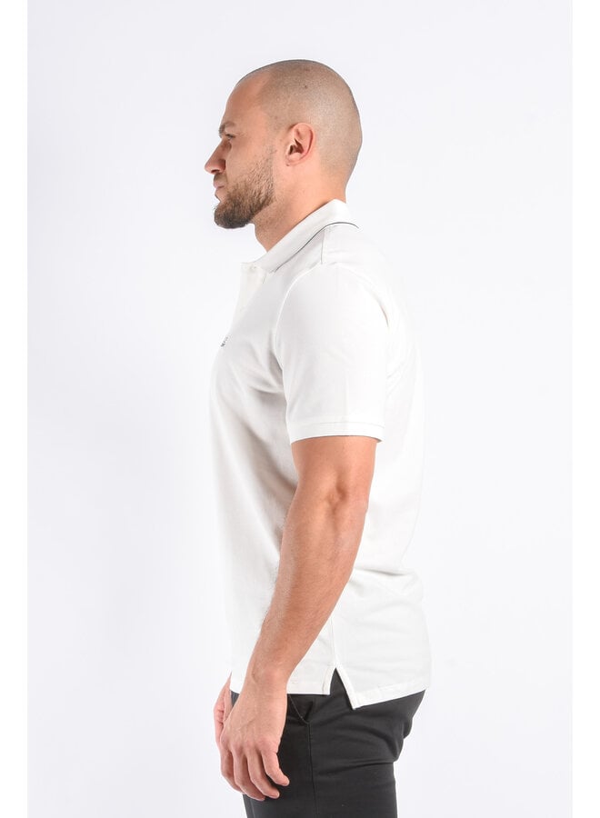 CP Company - Stretch Piquet Polo - Gauze White