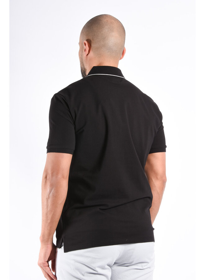 CP Company - Stretch Piquet Polo - Black