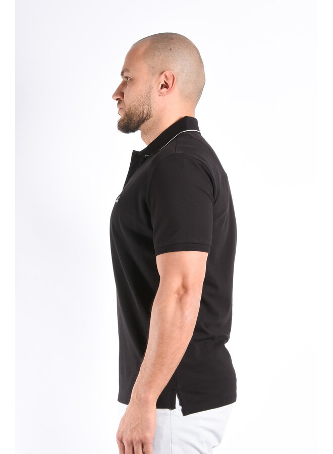 CP Company - Stretch Piquet Polo - Black
