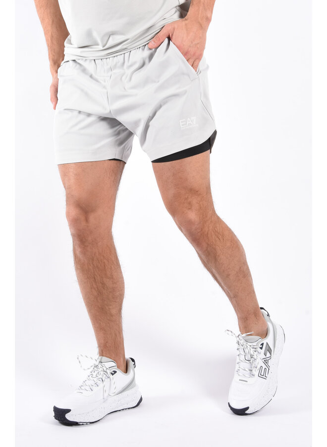 EA7 SS25 - Vigor7 Shorts 2 in 1 - Grey