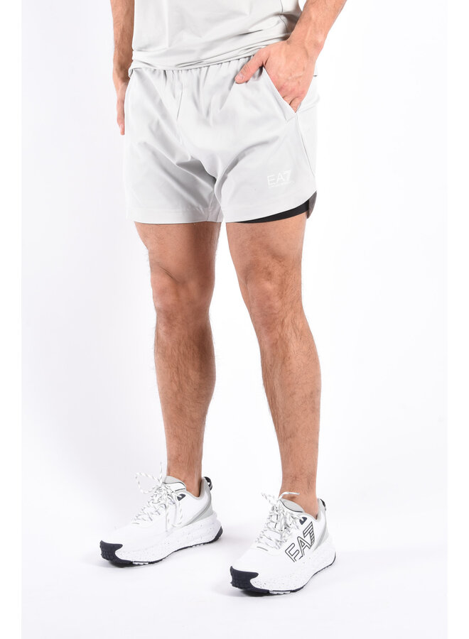 EA7 SS25 - Vigor7 Shorts 2 in 1 - Grey