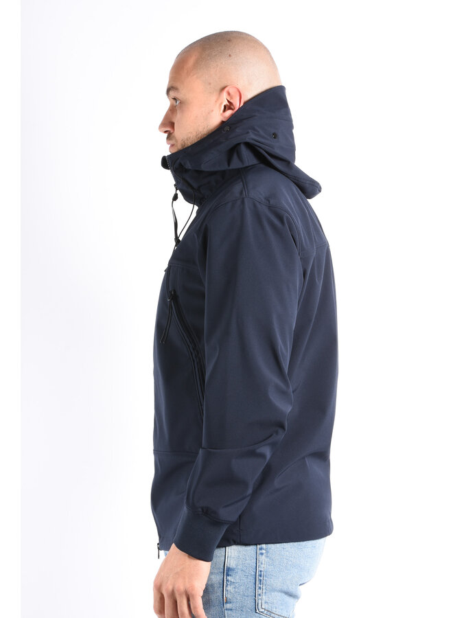CP Company SS25 - Soft Shell-R Goggle Jacket - Total Eclipse