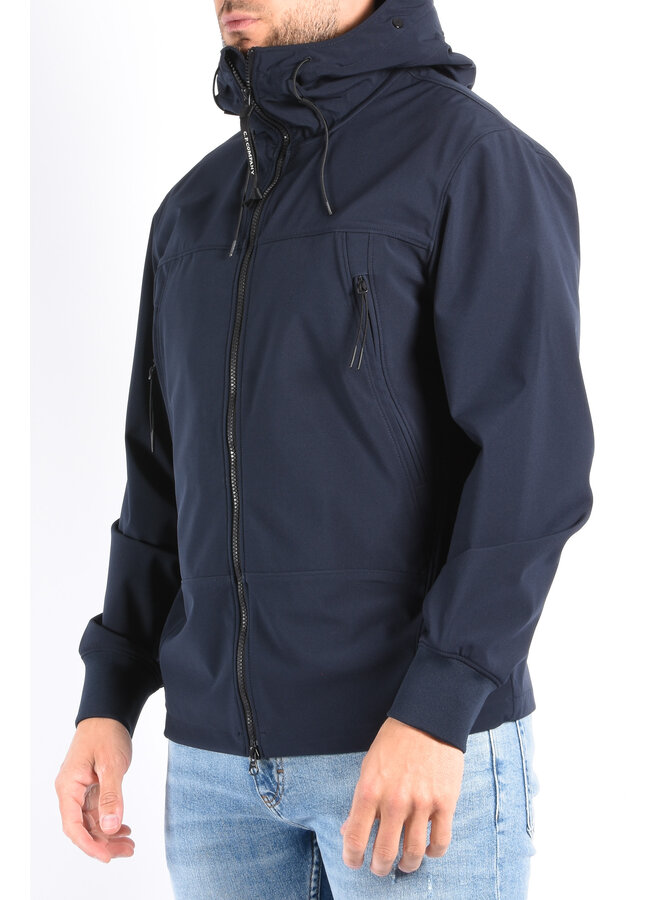 CP Company SS25 - Soft Shell-R Goggle Jacket - Total Eclipse