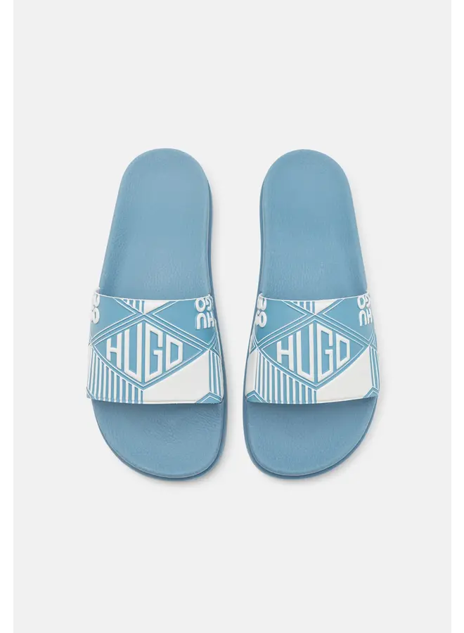 Hugo Boss SS25 - Slides Match it - Open Blue