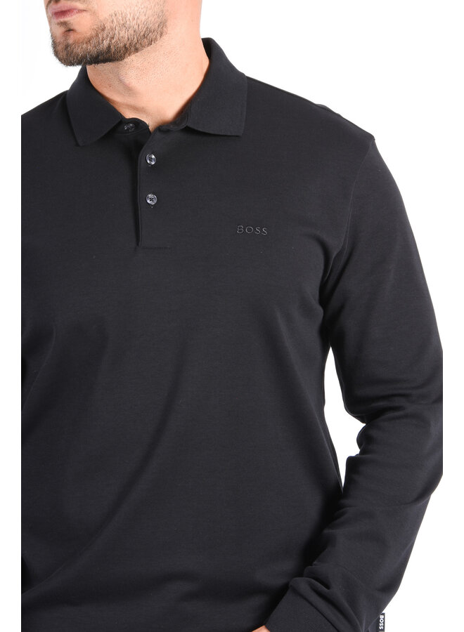BOSS - Polo Longsleeve Pado 30 Nos - Black