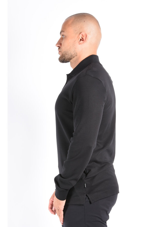 BOSS - Polo Longsleeve Pado 30 Nos - Black