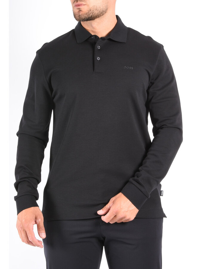 BOSS - Polo Longsleeve Pado 30 Nos - Black