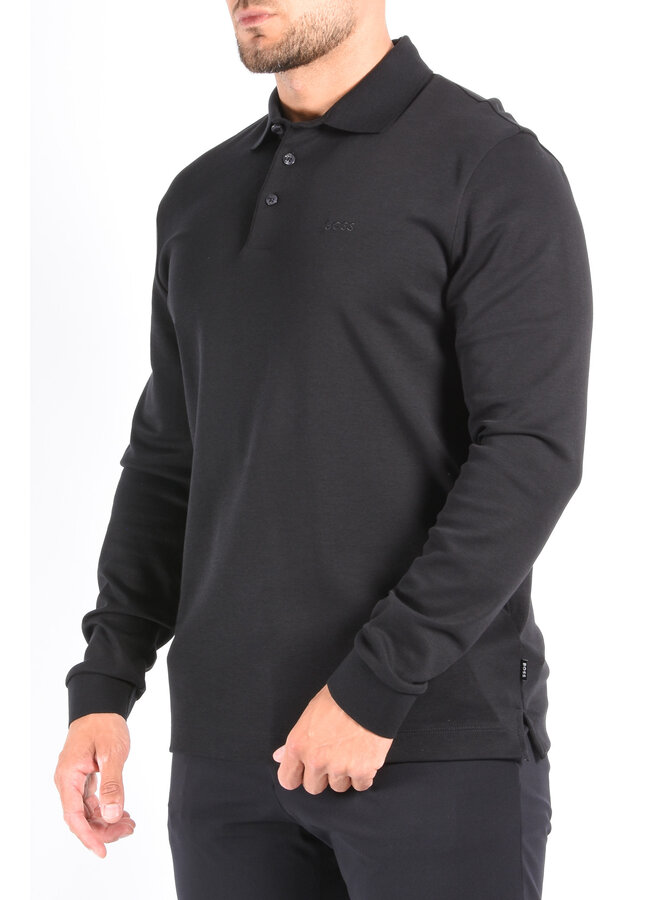 BOSS - Polo Longsleeve Pado 30 Nos - Black