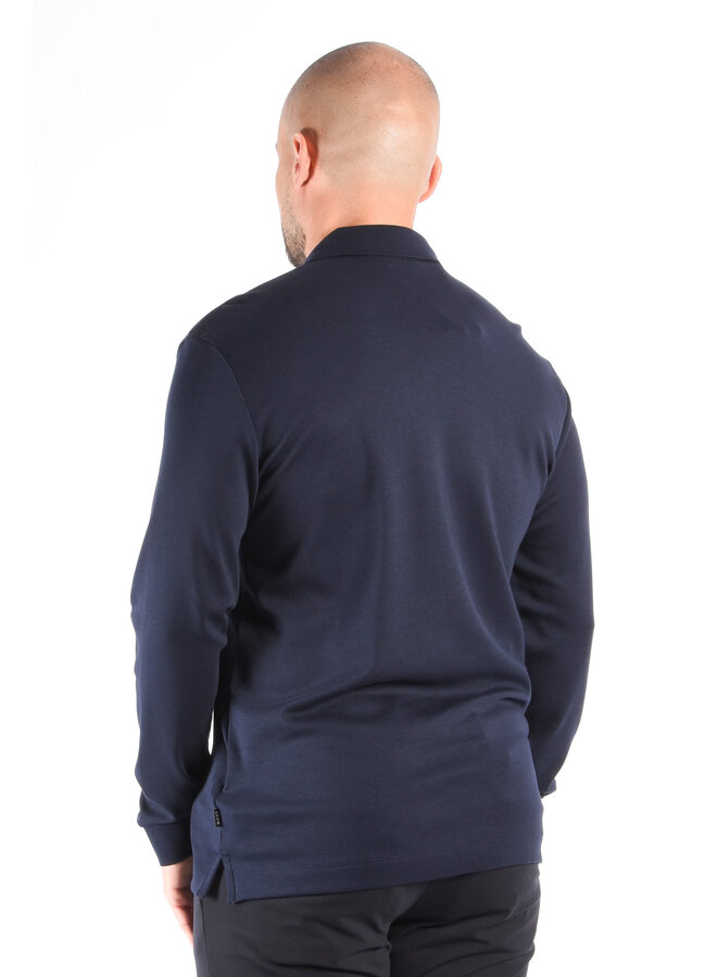 BOSS - Polo Longsleeve Pado 30 Nos - Dark Blue