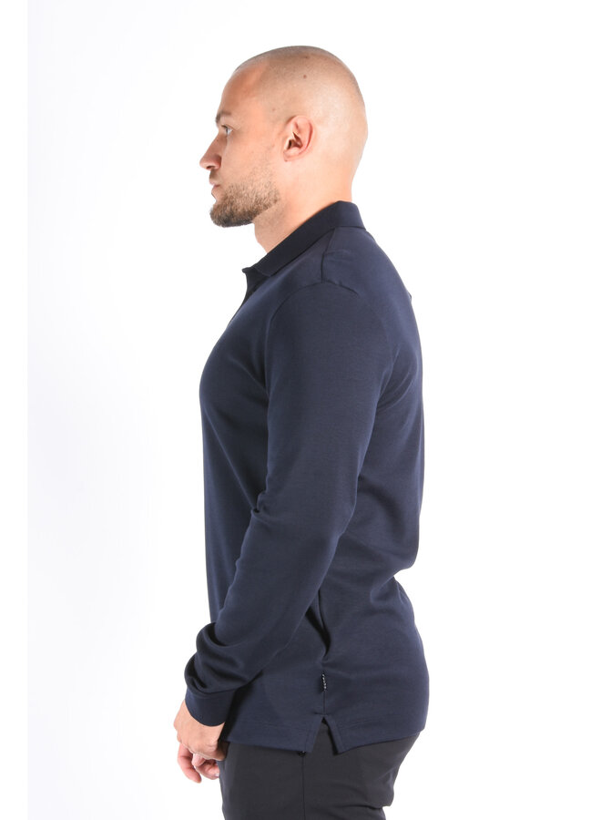 BOSS - Polo Longsleeve Pado 30 Nos - Dark Blue