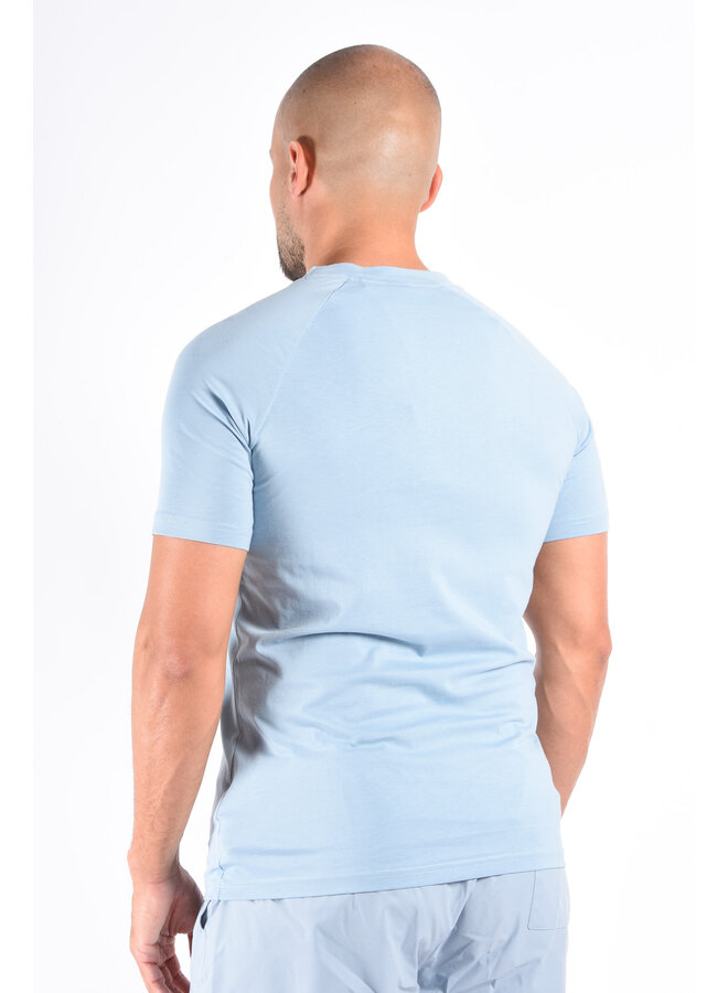 BOSS SU25 T-Shirt RN Slim Fit - Open Blue