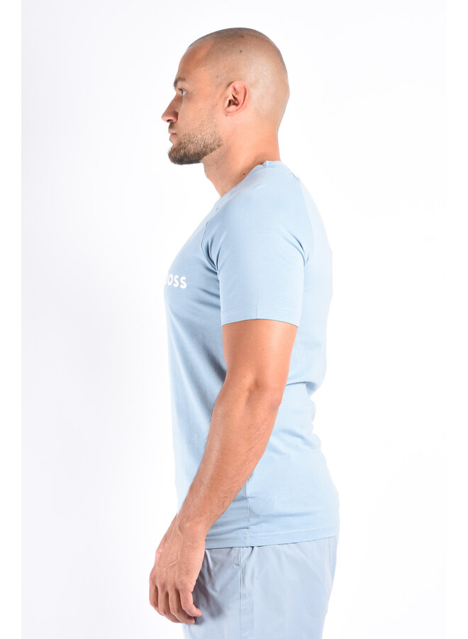 BOSS SU25 T-Shirt RN Slim Fit - Open Blue