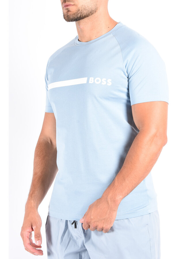 BOSS SU25 T-Shirt RN Slim Fit - Open Blue