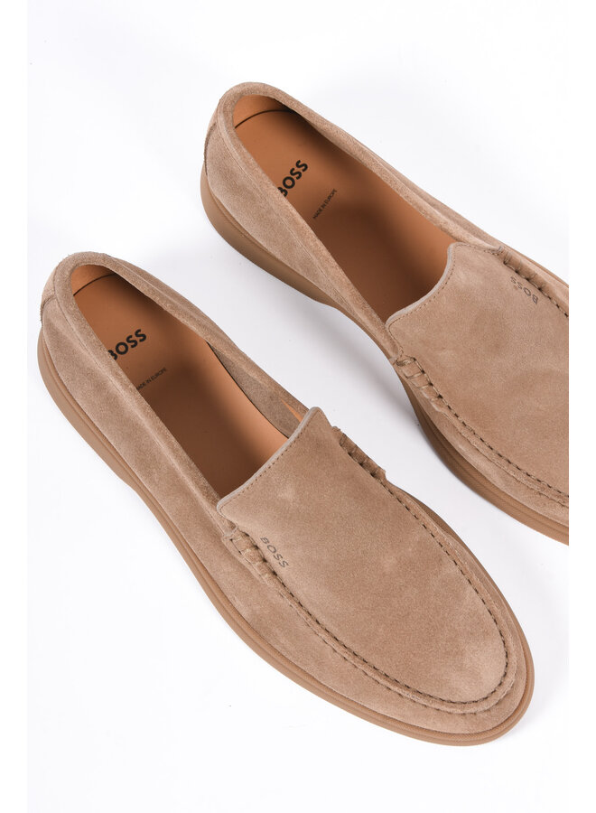 BOSS FA25 - Suede Loafers Sienne Loaf sd N - Medium Beige
