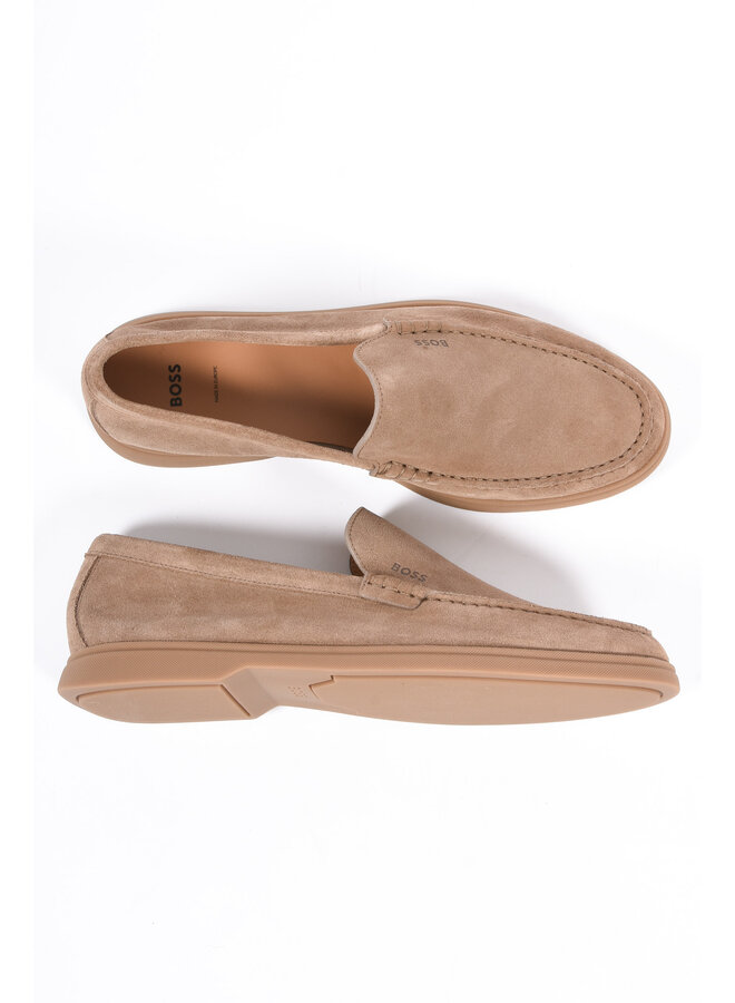 BOSS FA25 - Suede Loafers Sienne Loaf sd N - Medium Beige