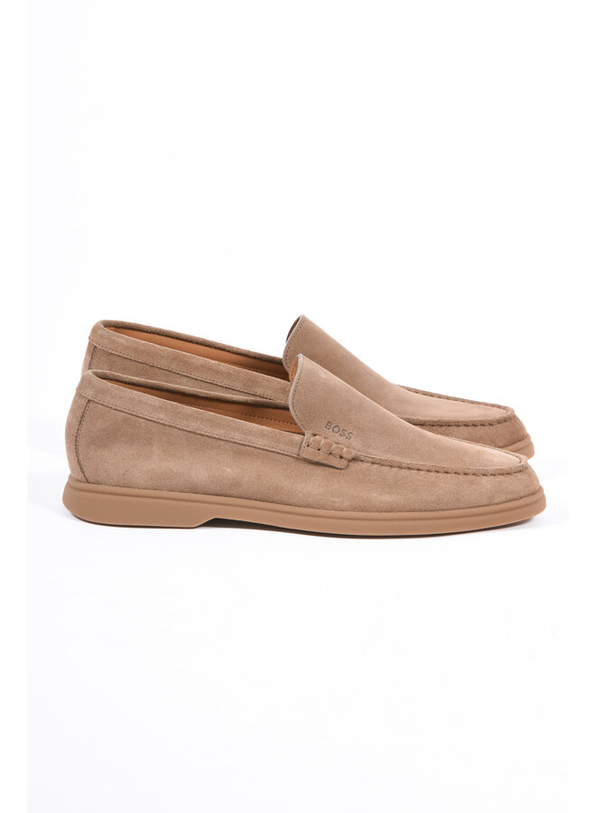 BOSS FA25 - Suede Loafers Sienne Loaf sd N - Medium Beige