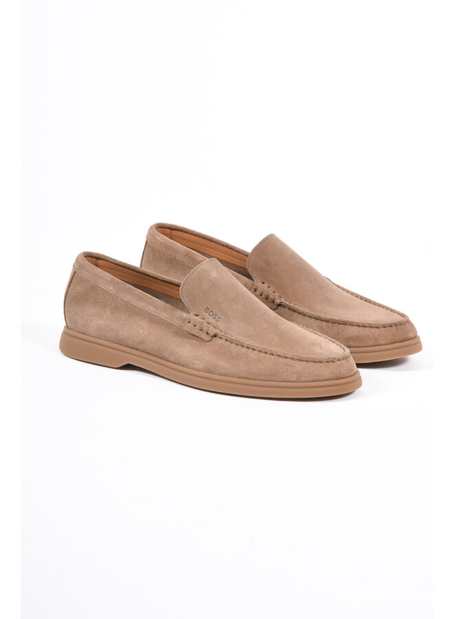 BOSS FA25 - Suede Loafers Sienne Loaf sd N - Medium Beige