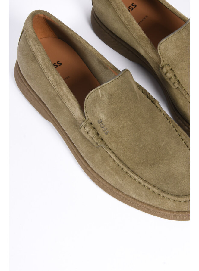 BOSS FA25 - Suede Loafers Sienne Loaf sd N - Open Green