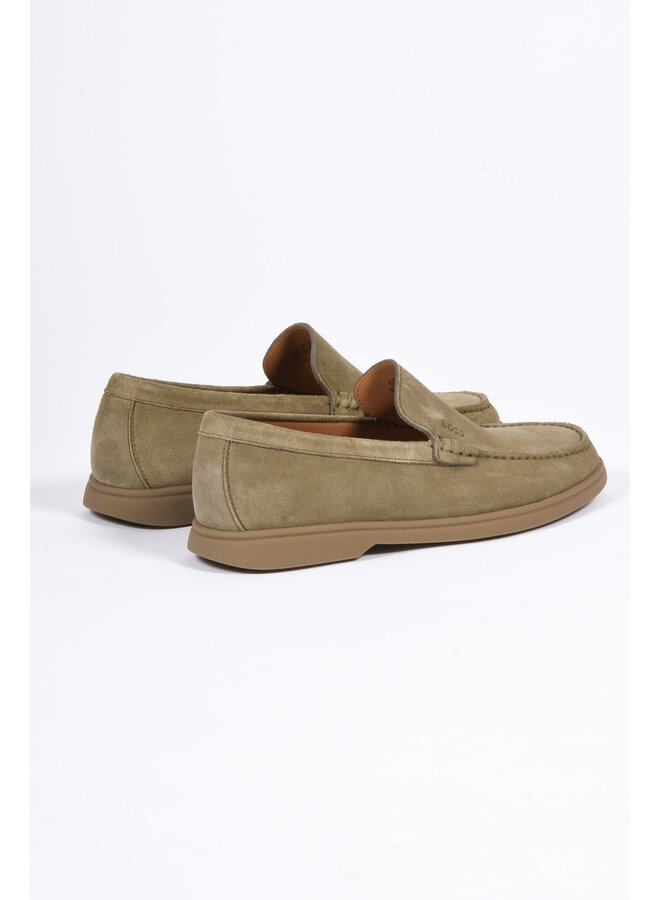 BOSS FA25 - Suede Loafers Sienne Loaf sd N - Open Green