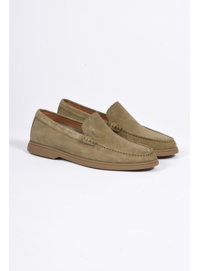 BOSS FA25 - Suede Loafers Sienne Loaf sd N - Open Green