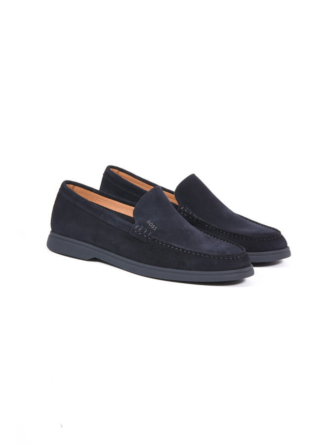 BOSS FA25 - Suede Loafers Sienne Loaf sd N - Dark Blue