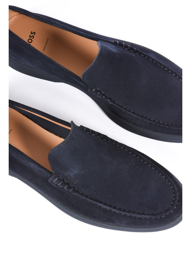 BOSS FA25 - Suede Loafers Sienne Loaf sd N - Dark Blue