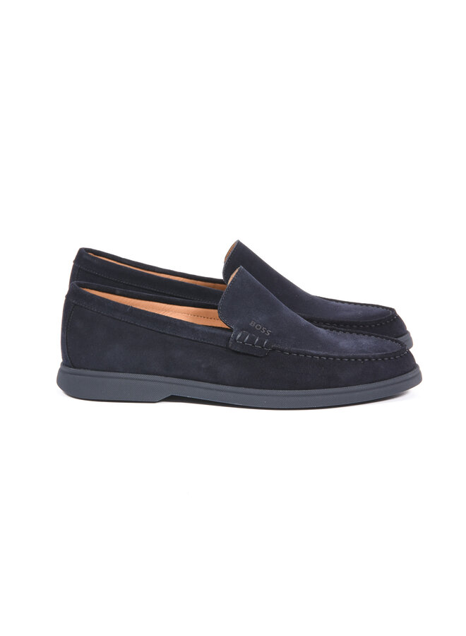 BOSS FA25 - Suede Loafers Sienne Loaf sd N - Dark Blue