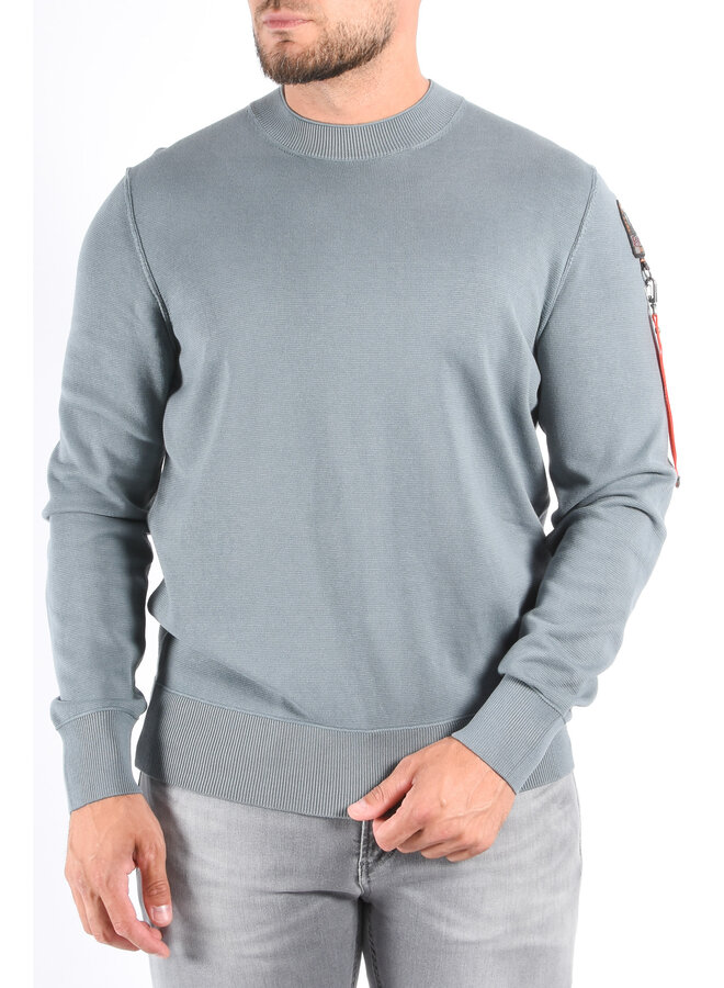 Parajumpers - Knit Sweater Basic Braw Man - Puritan Grey