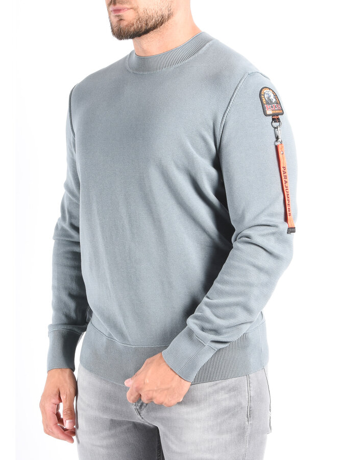 Parajumpers - Knit Sweater Basic Braw Man - Puritan Grey