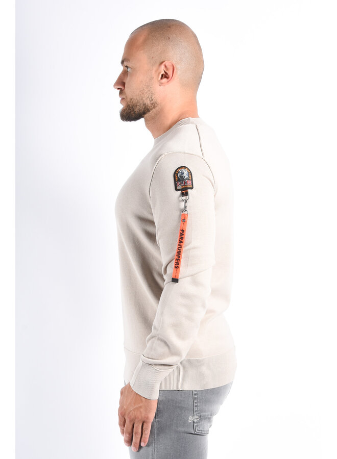 Parajumpers - Knit Sweater Basic Braw Man - Mastic