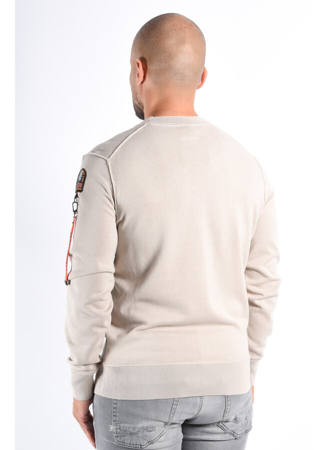 Parajumpers - Knit Sweater Basic Braw Man - Mastic