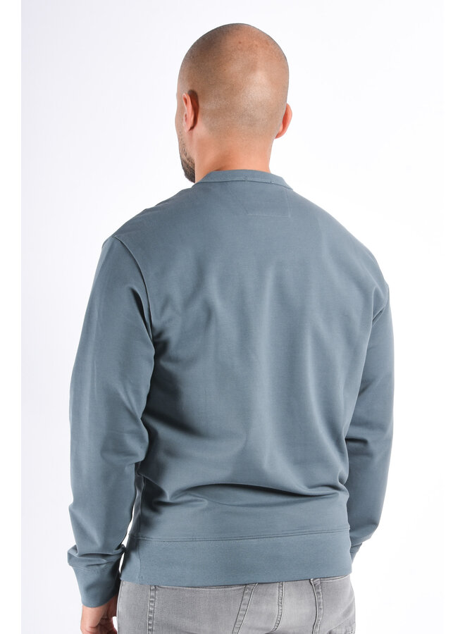 CP Company Metropolis Series Stretch Fleece Sweater Orion Blue