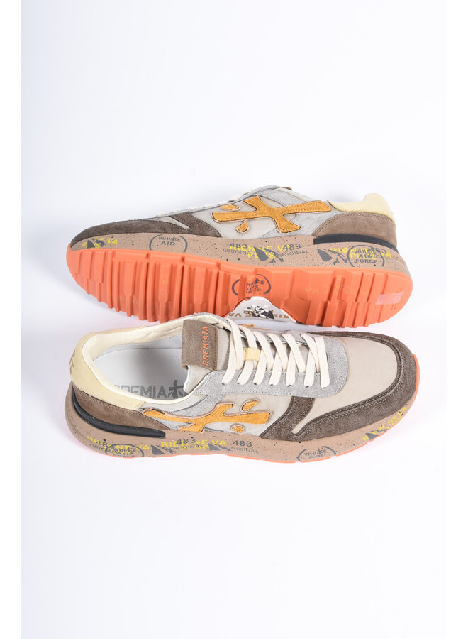 Premiata FW25 - Mick 7866 - Grey / Brown / Orange
