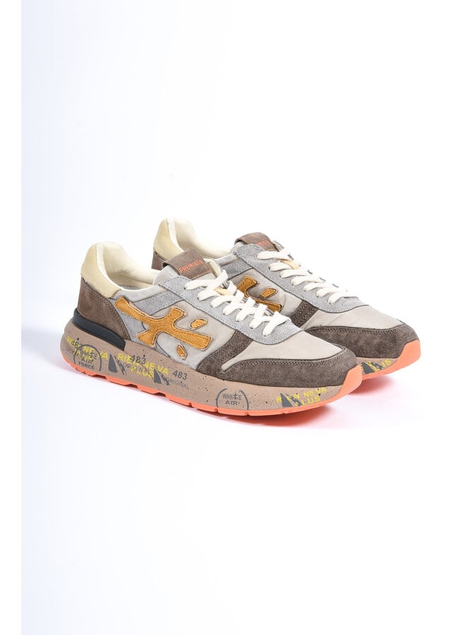 Premiata FW25 - Mick 7866 - Grey / Brown / Orange