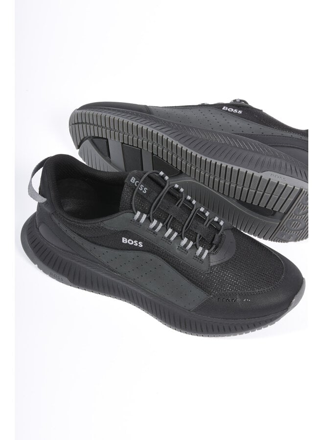 BOSS WI25 - TTNM EVO Runn Menutop Sneaker - Black on Black