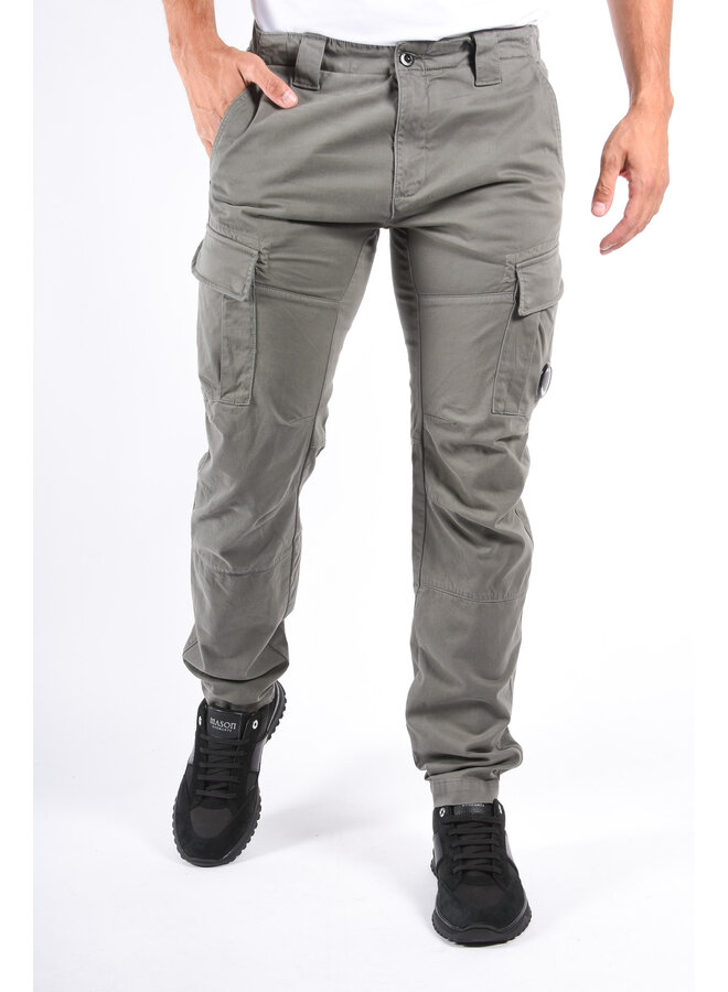 CP Company FW25 - Cargo Pants Satin Stretch - Gunmetal