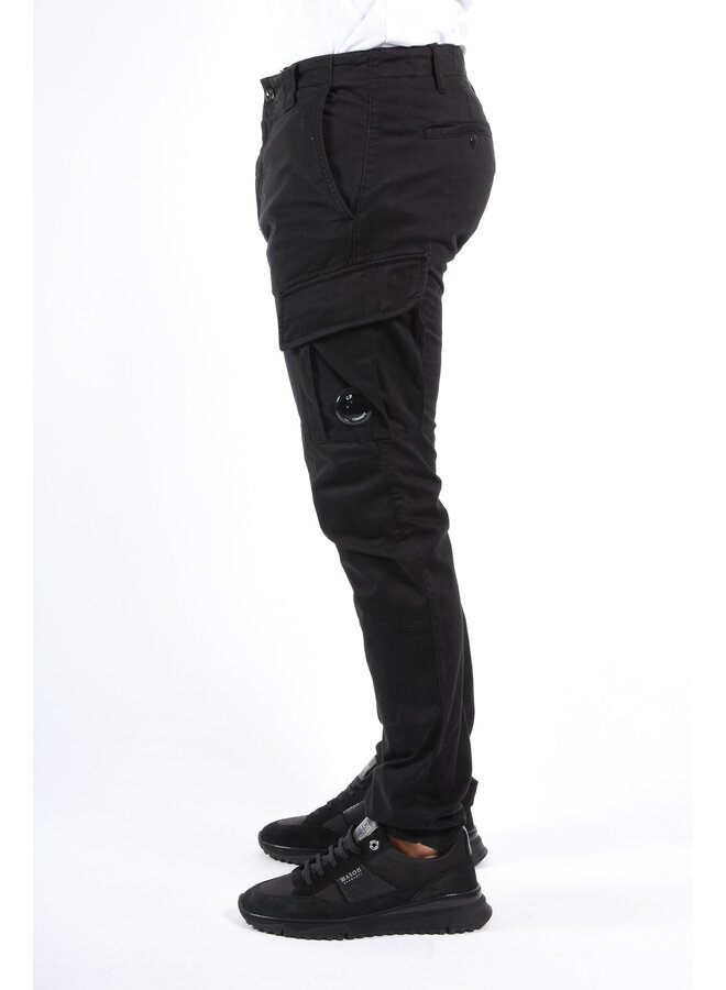 CP Company FW25 - Cargo Pants Satin Stretch - Black
