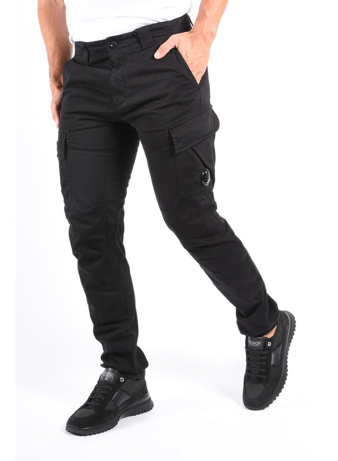 CP Company FW25 - Cargo Pants Satin Stretch - Black
